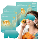 16 Packs Lutein Steam Eye Masks for Dry Eyes Self Heated Disposable Sleep Mask Soothing Headache Relief Dry Eye, Hot Warm Compress for Stress Relief Relief Eye Fatigue, Spa Items Travel Essentials
