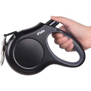 Fida Retractable Dog Leash Large Breed, Heavy Duty 16 ft Dog Walking Leash, up to 110 lbs, 360 Tangle Free, Black