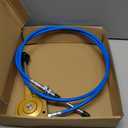 2m Throttle Cable Excavator Parts Throttle Control Cable for AGT Mini Excavator 6.6FT Heavy-Duty Replacement Accelerator Cable