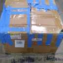 Wall Mounted Folding Ladder with Handrails, Pull Down System Attic Stairs, Telescopic Attic Ladder, Applicable Height 9.6-10ft, Attic, Basement, Warehouse, Passage Folding Stair (Black, 12 Steps)