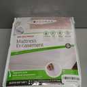 Guardmax Queen Mattress Encasement with Zipper, Waterproof, Bed Bug Proof, and Dust Mite Proof Mattress Protector for Queen Size Bed up to 12" Deep, Zippered All Around Jersey Knitted Mattress Cover