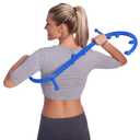 Body Back Buddy Classic USA Made Handheld Full Body Massage Cane Pressure & Trigger Point Massage Tool for Deep Tissue Pain Relief - Dual Massage Hooks for Back, Shoulder, Neck. Manual Back Massager (Blue)