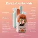 Video Walkie Talkies for Kids, Rechargeable Kids Walkie Talkies 2 Pack w/Screen for Boys & Girls Ages 3-12, Birthday Christmas Toys Gifts for Family Games, Outdoor Play, Camping, Orange & Green