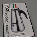 100ml Stainless Steel Mocha Coffee Pot Kettle Stove Top Espresso Make Pot, Sliver