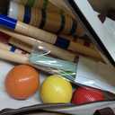 ropoda Six-Player Croquet Set with Wooden Mallets, Colored Balls, Sturdy Carrying Bag for Adults &Kids, Perfect for Lawn,Backyard,Park and More, 28"-standard