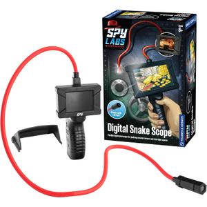 Thames & Kosmos Spy Labs Inc: Digital Snake Scope | Detective Toy for Boys & Girls Ages 8+ | Flexible 26-inch Digital Periscope Camera for Discreet Pretend Play Investigations