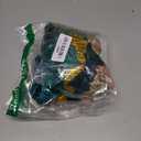 CEELGON Black Big Satin Scrunchies for Women Large Scrunchie Blue Satin Hair Ties Oversized Thick Elastic Jumbo Hair Scrunchies 6 Pack (black,gold,champagne,blue,green,white)