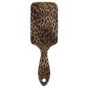 Leopard Print Hair Brush for Men Women Detangling Hairbrush with Smooth Soft Touch Paddle for Massaging Scalp