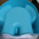 Ingenuity My Bath Seat for Sit-Up Baby Bathing, Sure & Secure Suction Cups, ASTM Safety Tested & Approved, Backrest for Assisted Sitting, Easy Setup & Storage, Aqua