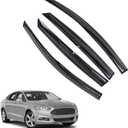 Rain Guards for Fusion 2013-2020, Tape-on Side Window Deflectors for Fusion, Window Visors for Ford Cars, for Ford Car Accessories 4 Rain Guards