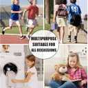 Kids Athletic Crew Socks Seamless Girls Cotton Socks Half Cushioned Quarter Socks for Boys 6 Pairs Black 9-12Y (Black)