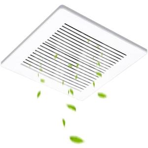 Baquler 1 Pcs 11 x 11 in Bathroom Exhaust Fan Cover Replacement Parts for Square Bathroom Vent Cover Washroom Ceiling Fan Grille Ventilation Grille