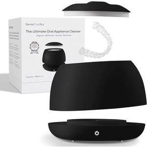 New Ultrasonic Retainer Cleaner Machine. Market-Leading, Best Aligner Cleaner, Nightguard Cleaner, Mouthguard Cleaner, Denture Cleaner, Ultrasonic Cleaner for Oral Dental Care