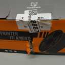 TECBEARS PETG Filament 1.75mm, 3D Printer Filament PETG Black Bundle, Strong Toughnes, 4 * 1KG(1320M) Filament High Precision, Dimensional Accuracy 0.02mm, 4 Packs of Black