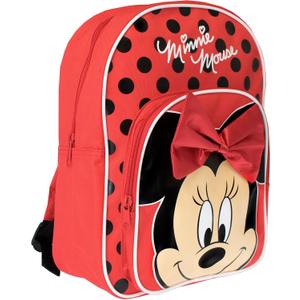 Disney Minnie Mouse Girls Minnie Mouse Backpack With Bow (One Size, Red)