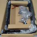 Pipishell 3 Tier Mesh Utility Cart, Rolling Metal Organization Cart with Handle and Lockable Wheels, Multifunctional Storage Shelves for Kitchen Living Room Office Black