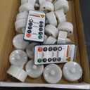 merrynights Remote Candles, 24PCS Flameless Tea Lights Candle Battery Operated with Timer, 400+Hours Remote Control LED Tea Lights Votive Candle - 1.5'' D X 1.25'' H- Warm White Light