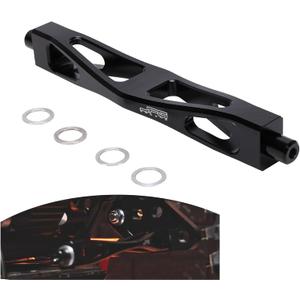 JFG RACING Pegs Support Brace for Surron Light Bee,Bridge Design CNC 7075 Aluminum Peg Brackets for Dirt Bike Sur Ron Light Bee X and S/X160/X260-Black