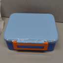 Bento Lunch Box for Kids with 8oz Soup Thermo Leak-Proof Lunch Food Containers with Snack Sauce Container for Kid Girls Boys to School, Blue