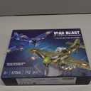 WW2 Military Plane Building Sets Compatible with Lego, Create US F4U & UK Spitfire Fighter Jet Models Toys, Great Army Airplane Aircraft Gifts for Boys Kids