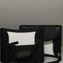 Kids Travel Tray for Toddler Car Seat, Lap Tray for Girl Activities with Dry Erase Board & Cooler Cup Holder, Road Trip Essentials Accessories with No-Drop Large Tablet iPad Holder Stand,2Pc Black