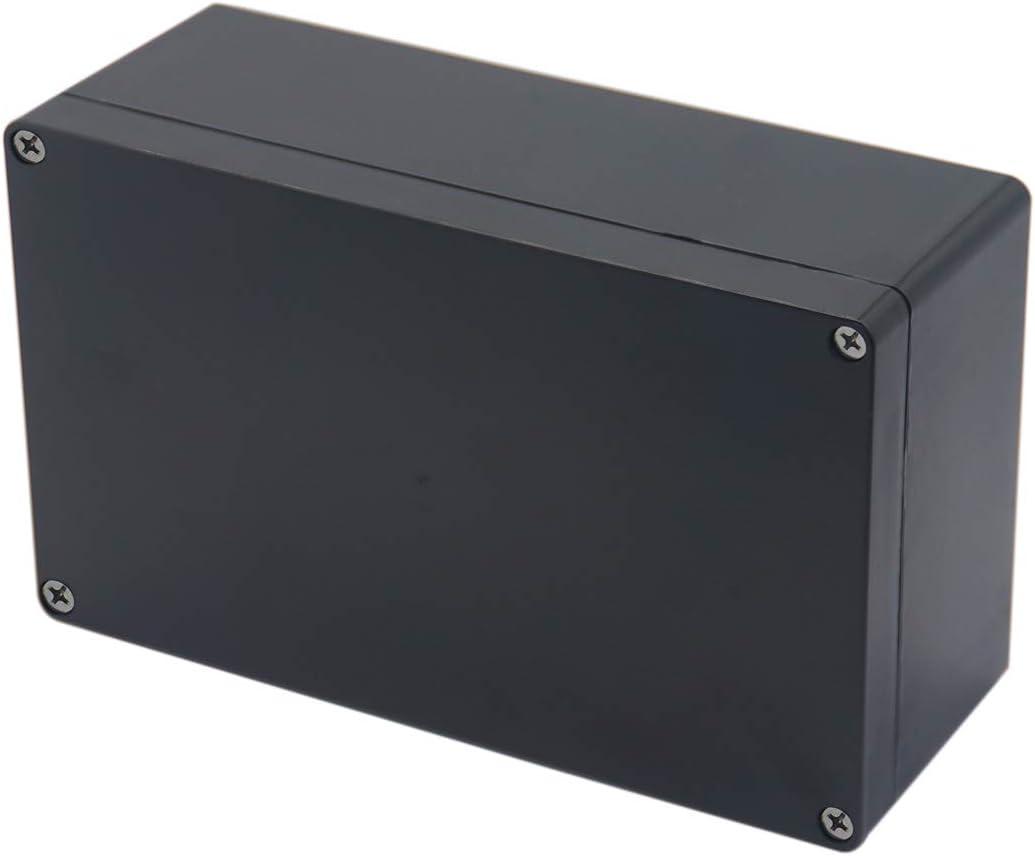 Project Box ABS Plastic Black Electrical Boxes IP65 Waterproof DIY Electronic Junction Box Power Enclosure 7.87 x4.72 x2.95 inch (200x120x75 mm)