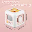 SOCBTNSO Busy Cube, Toys for 1 Year Old Girl Gifts, Montessori for Baby Girl, Travel Sensory Toys for Toddlers 1-3, Learning Fine Motor Skills| 1st Birthday Girl Gifts 6 9 12 Months