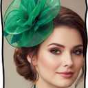 Yokawe Fascinators Hat Feathers Cocktail Headband Tea Party Headpiece for Women