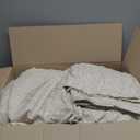 Litanika King Size Comforter Set Beige, 3 Pieces Cream Tufted Boho Farmhouse Bedding Comforter Sets, Lightweight Fluffy Comforter Bed Set for All Season (104x90In Comforter and 2 Pillowcases)