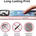 Bouvardia for iPhone 17 Pro Case, Compatible with Magsafe, Cute Girly Design for Women, Shockproof & Aesthetic, Ocean World