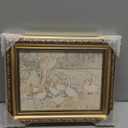 ARPEOTCY Vintage Gold Framed Wall Art, Nursery Duck Paintings, 8x10 inch Small Aesthetic Canvas Picture Prints Artwork with Frame, Victorian Wall Decor for Living Room Bathroom Bedroom Shelf (Eenden)