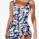 Eomenie One Piece Swimdress Swimsuits for Women Tummy Control Swim Dresses Skirt Bathing Suit size 22W