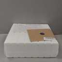 Bumusty Large Cork Board Alternative-48 x 36" Felt Bulletin Board Tiles, with 30 Pushpins, 70 Adhesive Tabs, 12-Pack Slat Wall Paneling, Cork Boards for Office Push Pin Board Felt Board-Milky White