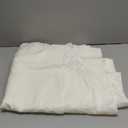 VitalCozy 63'' x 5 yd Unbleached Cotton Muslin Fabric Textile Wide Polyester Cotton Linen Material Embroidery Muslin Quilting Fabric by Yard for Sewing Apparel Painting(Beige)