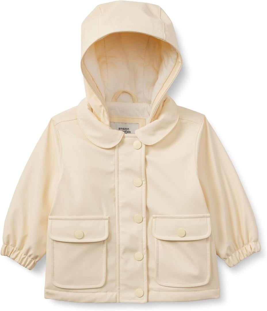 Amazon Essentials x Sofia Grainge Toddler and Baby Girls' Water-Repellent Rain Jacket 12M