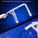 Orion Motor Tech Universal Valve Spring Compressor Tool, Valve Spring Removal Tool & Adjustment Tool with 1" & 1-3/16" Adapters, Direct Action Valve Spring Compression Tool for Cars Trucks and More