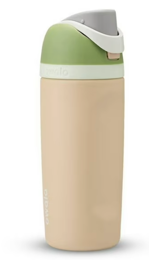 16oz Kids' FreeSip Stainless Steel Water Bottle - Sandbox
