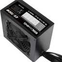 700W Power Supply Non Modular ATX PSU with 120mm Ultra Quiet Cooling Fan, Support 115/220V Switch, All Protections