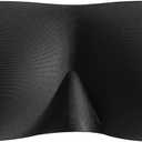 ALASKA BEAR Sleep Mask 2 Straps, Deep Concave Molded Foam Mask with Convex Eye Cups and Light Blocking Nose Contour, Two Adjustable Elastic Bands Stay on Head w/o Slipping, Black
