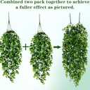 Waipfaru 8Pcs Fake Hanging Plants 2.7ft Fake Plants UV Resistant Fake Vines Artificial Decor for Indoor Outdoor Party Wall Porch Wedding Decoration