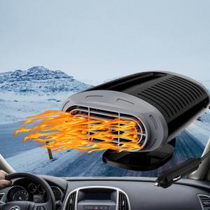 Car Heater, 12V 150W Car Heaters for Vehicle, Portable Car Heater that Plugs into Cigarette Lighter, 2 in 1 Car Heating and Cooling Fan, Car Windshield Defroster Demister for Winter (Black)