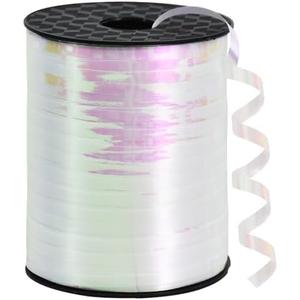 BEISHIDA 500 Yards White Ribbons Curling Ribbon 5mm for Gift Wrapping, Thin Curly Ribbon for Craft Balloon String Birthday Party Decoration Embellish Wedding