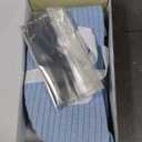 OIAHOMY Gift Basket with Handle, Personalized Baby Basket for Kids, Woven Rope Gift Empty for Toys, Baby Treasure Hunt Baskets with Wooden Card for Boys and Girls - Blue (7.9"D x 5.9"W x 5.9"H)