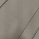 12"W x 59"H Americraft Two Equal Flat Panel Exterior Real Wood Shutters (Per Pair), Natural Twine