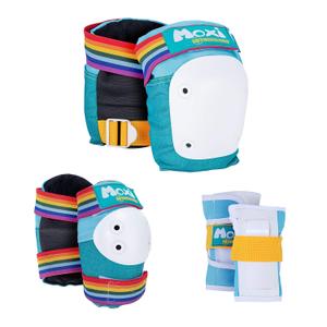 187 Killer Pads Six Pack Pad Set, Elbow Pads, Knee Pads, and Wrist Guards - Ideal for Skateboarding, Roller Skating, and Inline Skating (JADE)