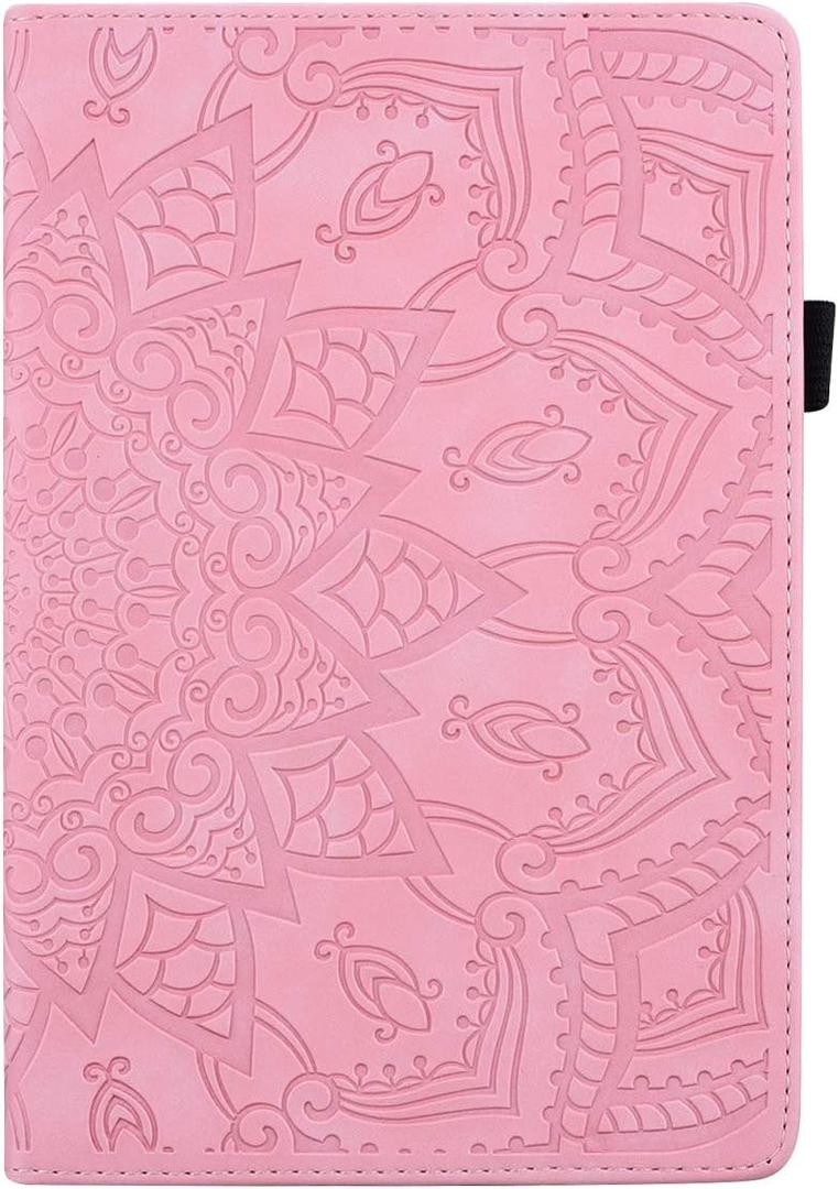 iPad Mini Case, iPad Mini 7.9 inch Cover, PU Leather Lightweight Slim with Multiple Viewing Angles Card Holders for iPad Mini (1-5) - Pink