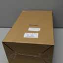 Woanger Set of 4 Wicker Storage Baskets OrganizerHandwoven Storage Bins with Lid for Organizing, Home Utility Box for Home Office Supplies Multipurpose Container(Coffee)