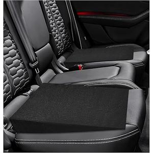 2 PCS Auto Seat Wedge Leveling Cushion, Comfortable Car Backseat Wedge Support Cushion Pad, Angled Design Car Interior Chair Pad Ergonomic Pain Relief Rear Seat Leveling Mat