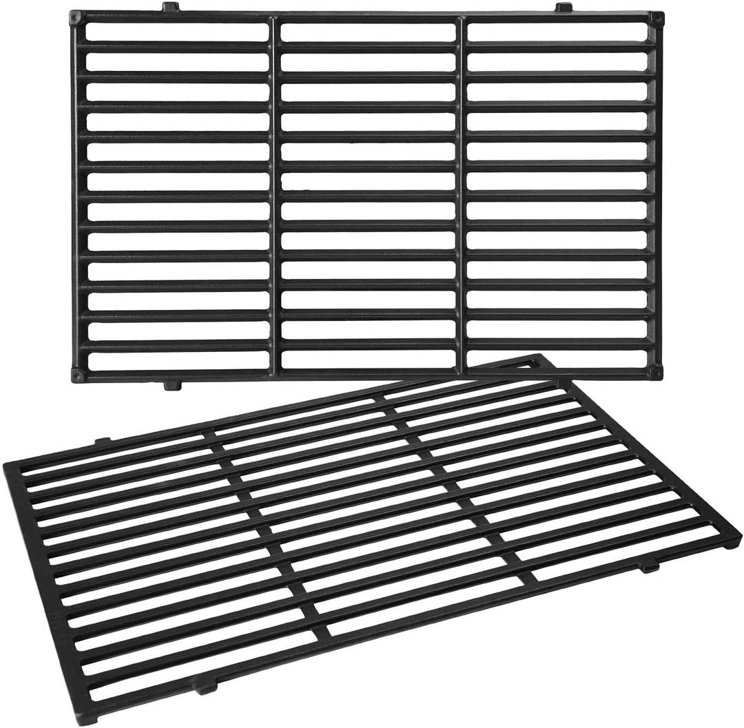 19.5 inch Grill Grates Replacement for Weber Genesis 300 Series, Gill Parts for Genesis E310 E320 E330 S310 S320 S330 EP310 EP320 EP330, Parts 7524 7528, Cast Iron Grill Grates (19.5" x 12.9" Each)