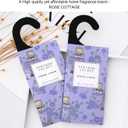ROSE COTTAGE Large 12 Packs Fresh Linen Hanging Closet Deodorizer Air Freshener Long Lasting Scented Sachets Smell Goods for House